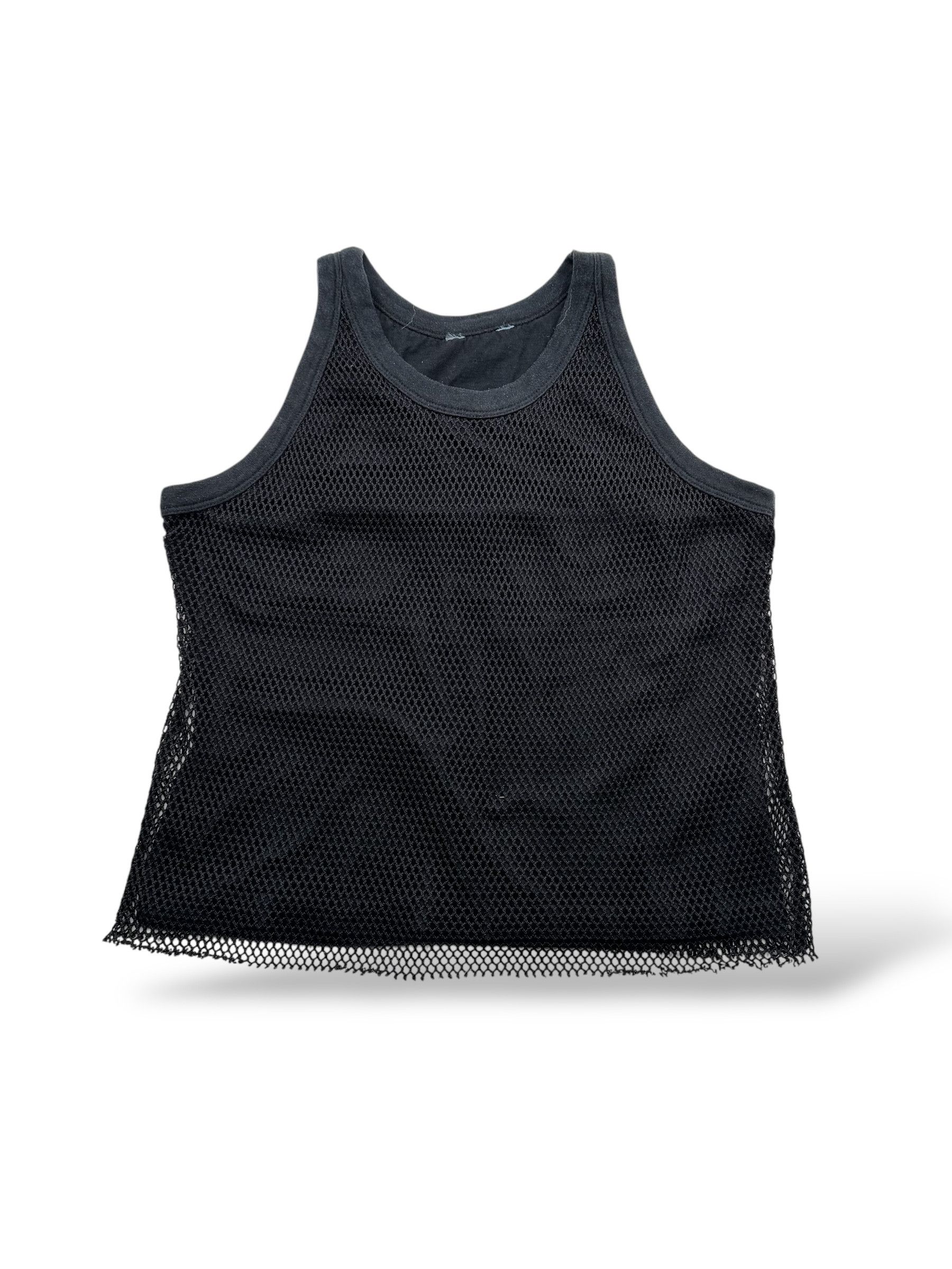Vintage Vintage Tank Top With Transparent Mesh On Top W102(V9) Size M / US 6-8 / IT 42-44 - 1 Thumbnail