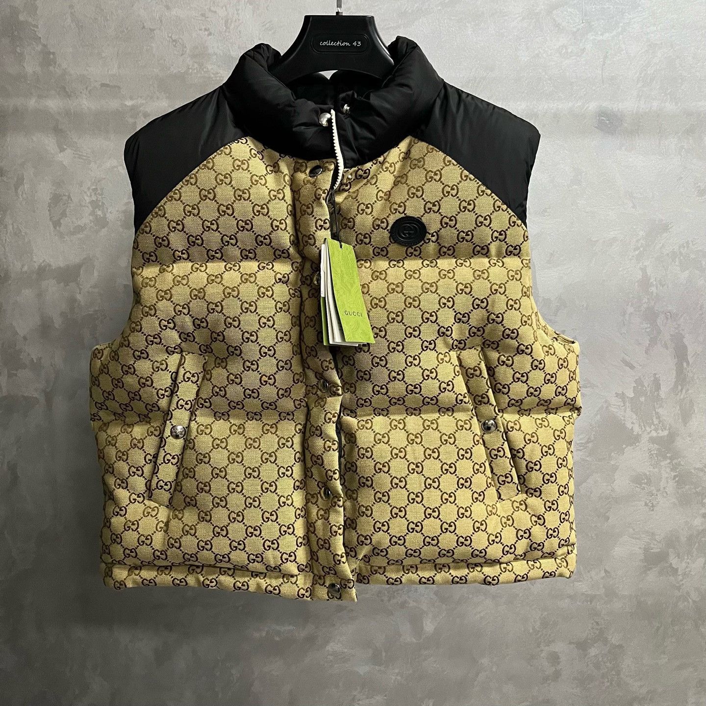 Gucci Gucci Camel Colorblock GG Down Vest Size US XS / EU 42 / 0 - 1 Thumbnail
