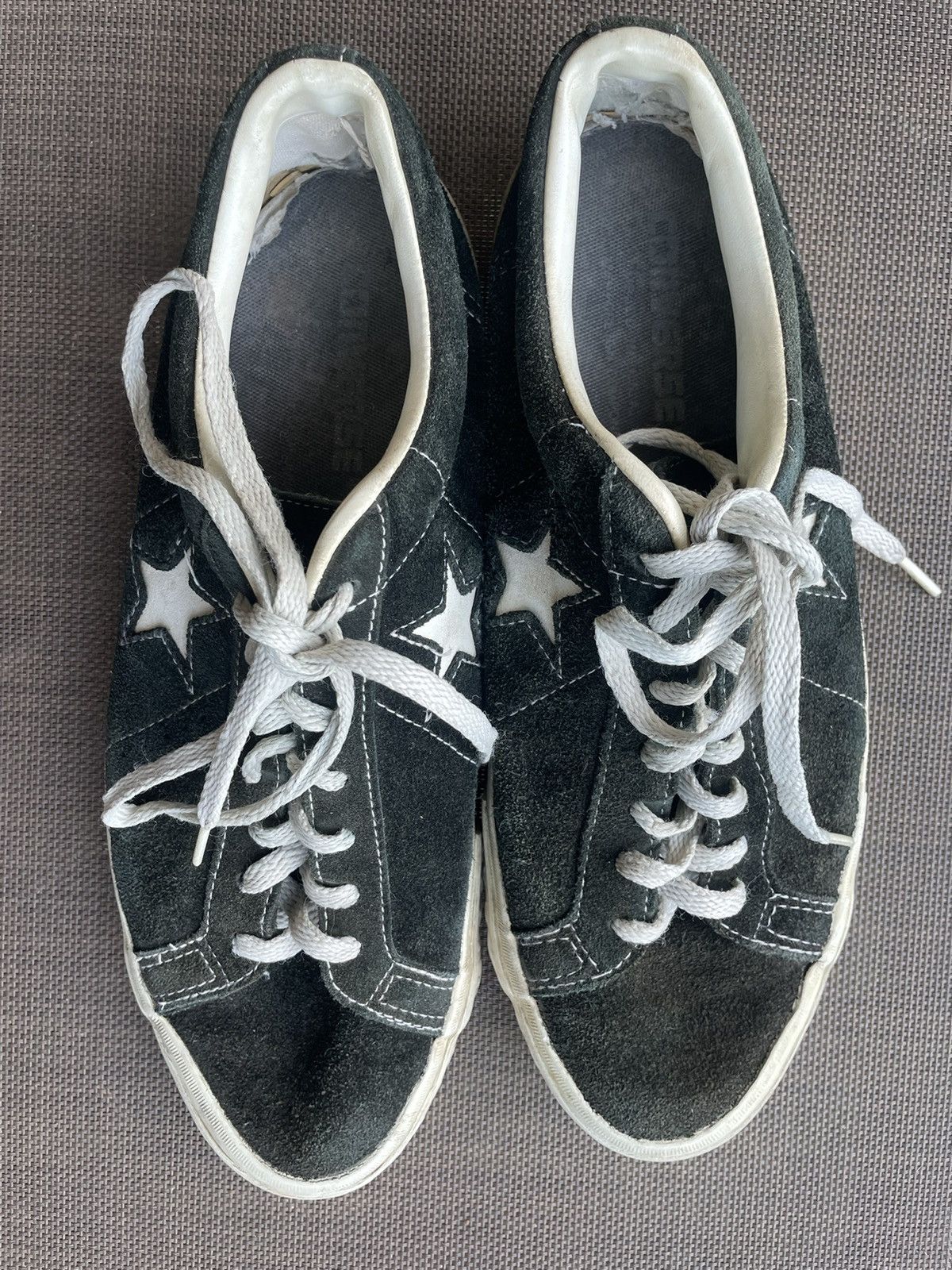 Converse RARE Vintage 80s/90s Converse One Star Black Suede Nirvana 9 Size US 9 / EU 42 - 12 Thumbnail