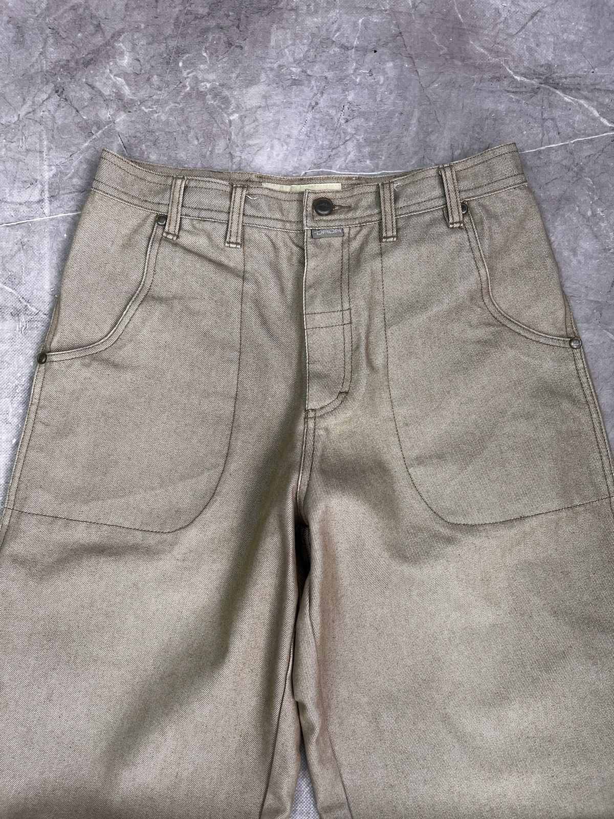 Damani Dada Damani Dada Beige rap baggy Pants JNCO carpenter Y2K Jeans Size US 30 / EU 46 - 4 Thumbnail