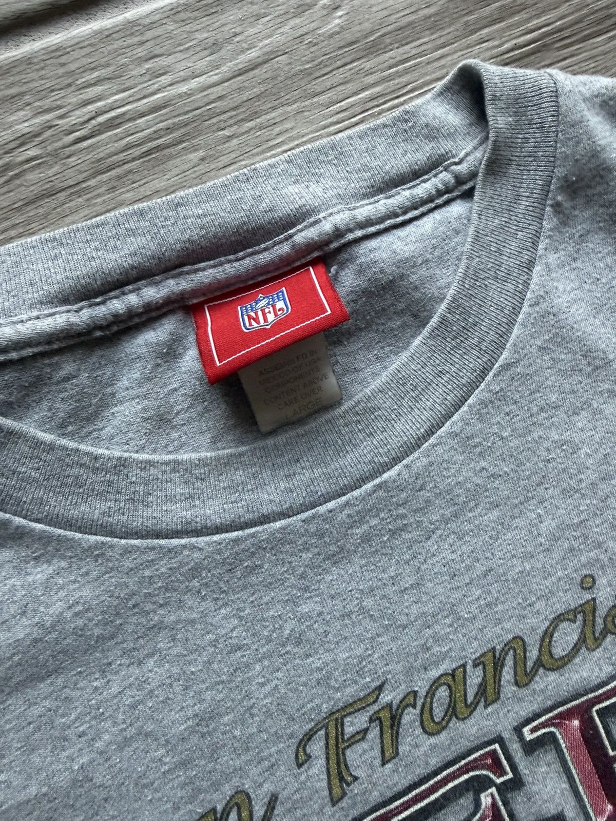 NFL Vintage 90s San Francisco 49ers T-Shirt Sz Large Gently Used Size US L / EU 52-54 / 3 - 3 Thumbnail