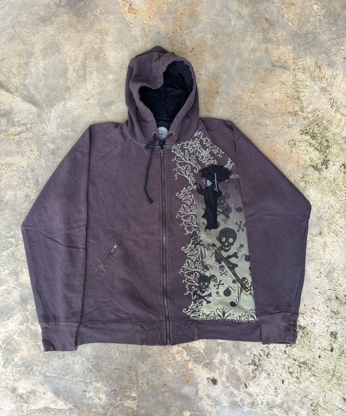 Hysteric Glamour Dragonelu Rock N Roll Vision Skull Ifsixwasnine Punk Style Size US L / EU 52-54 / 3 - 1 Thumbnail