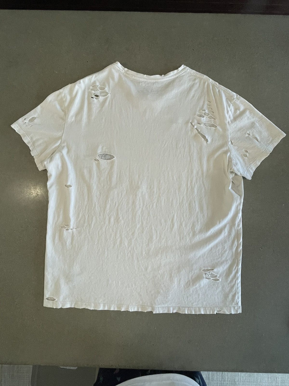 Balmain RARE: F/W 2017 Balmain Distressed Tiger Tee Sz S Size US L / EU 52-54 / 3 - 4 Thumbnail