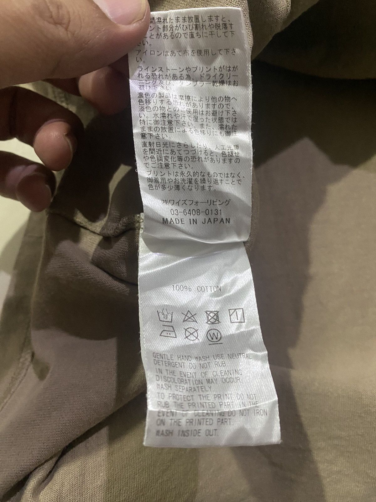 Japanese Brand y's for living longsleeve tshirt Size US M / EU 48-50 / 2 - 7 Thumbnail