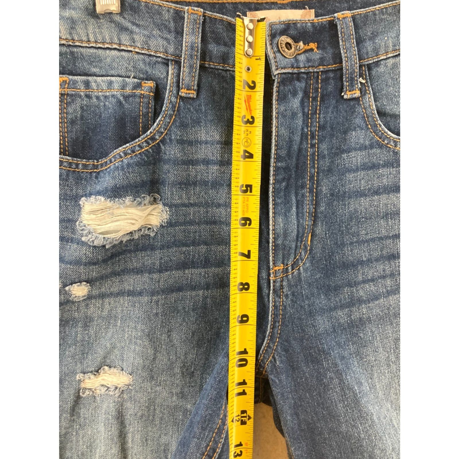 Vintage VINTAGE Altar'd State Jeans? High Rise Distressed Skinny Blue 26 Women's Denim 5-Pocket Style Size 26" / US 2 / IT 38 - 4 Thumbnail