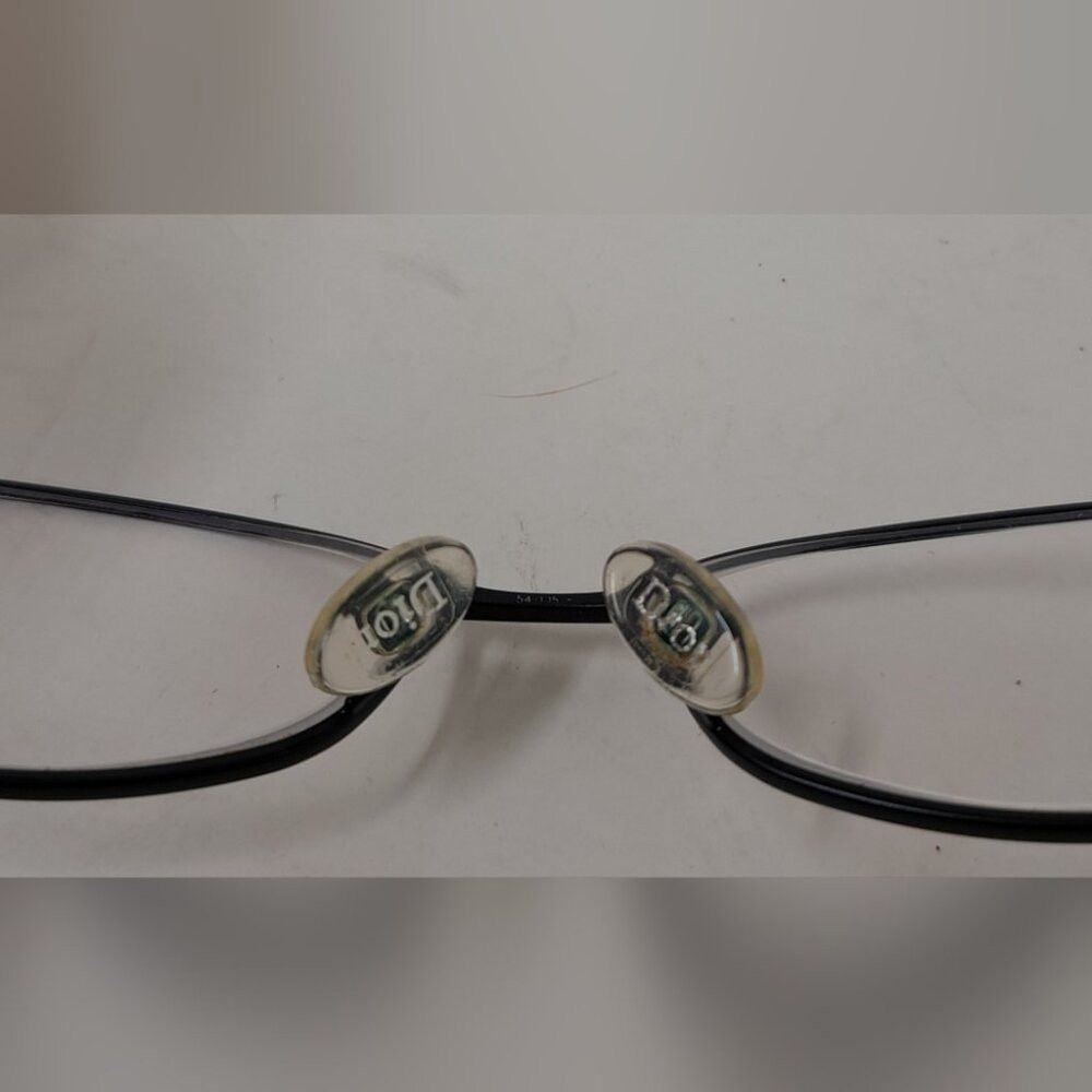 Dior Christian Dior Womens Eye Glasses Frames Crystals Black Vin Size ONE SIZE - 6 Thumbnail