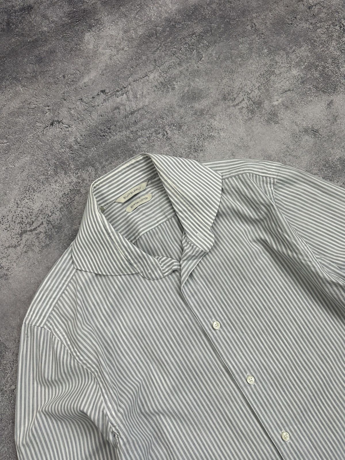 Suitsupply Luxury Suitsupply Shirt Button Up Slim Fit Striped Old Money Size US M / EU 48-50 / 2 - 4 Thumbnail