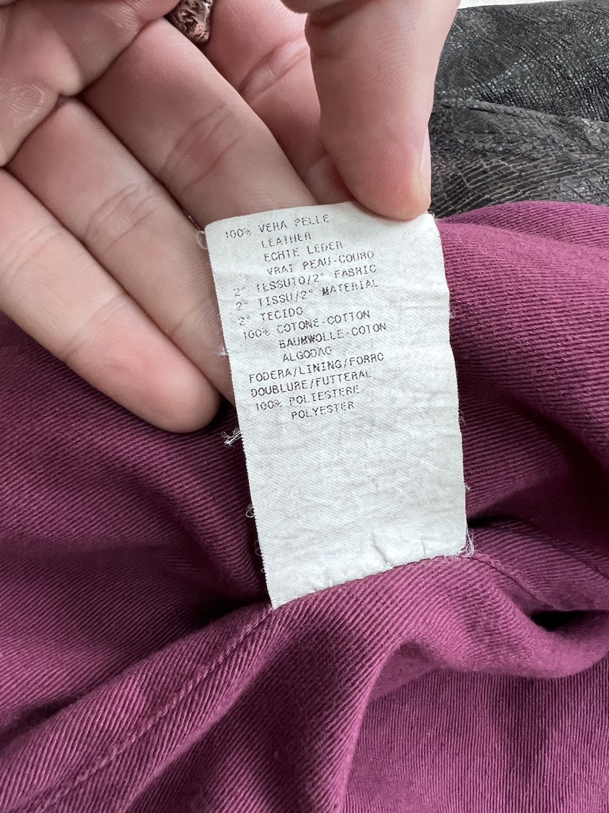 Emporio Armani × Giorgio Armani Vintage GIORGIO ARMANI BROWN LEATHER RACING IGUANA JACKET Size US M / EU 48-50 / 2 - 9 Thumbnail