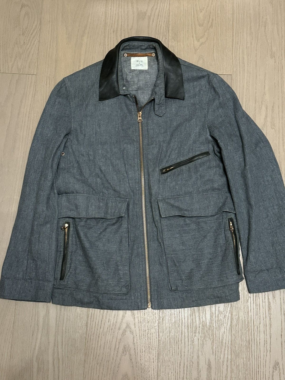Billy Reid Billy Reid leather collar worker jacket Size US S / EU 44-46 / 1 - 1 Thumbnail