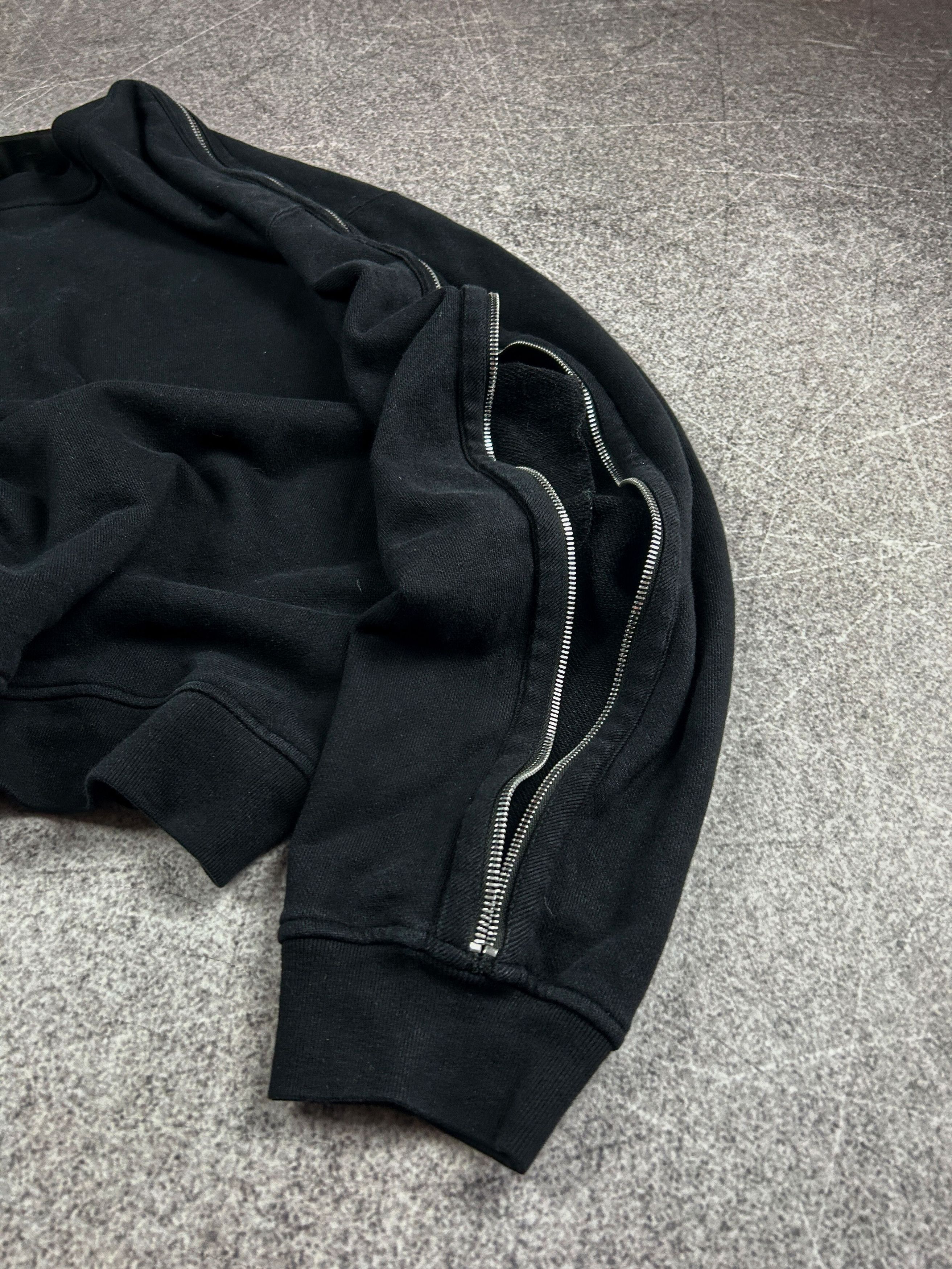 Vintage VTG Rick Owens Balenciaga Style Sleeves Zip Hoodie Archive Size US L / EU 52-54 / 3 - 4 Thumbnail