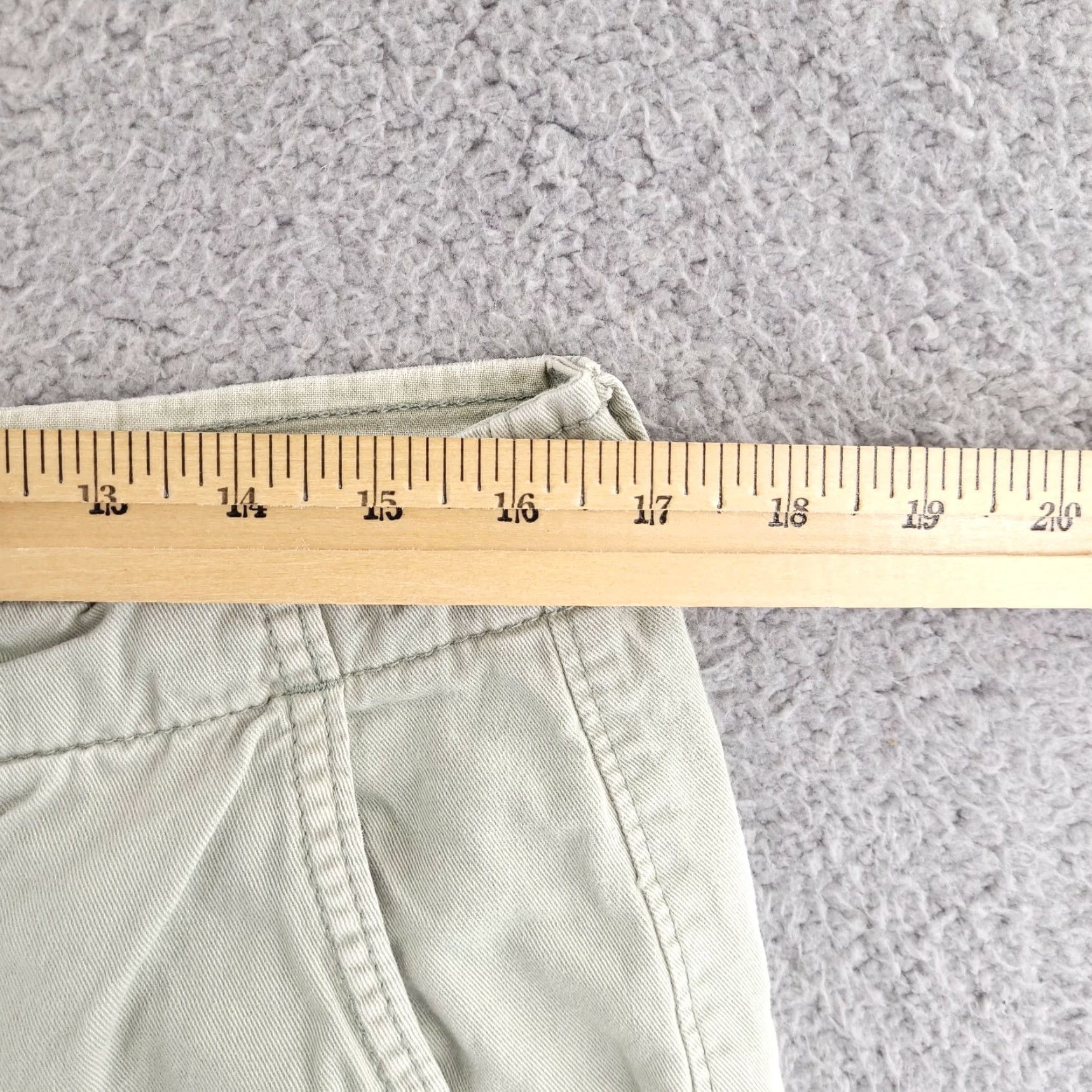 American Eagle Outfitters American Eagle Outfitters Slim Chino Shorts Mens 33 Mint Green Flat Front Casual Preppy Size US 33 - 7 Thumbnail