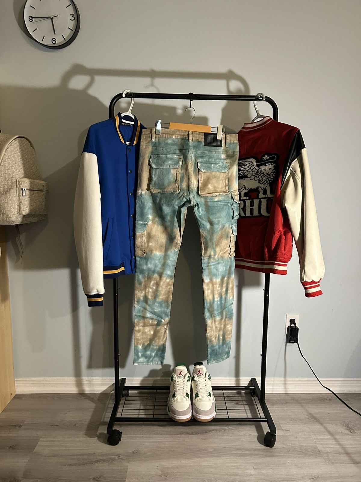 SERENEDE Serenede “AQUARIUS RULES” Cargo Jeans Size US 34 / EU 50 - 4 Thumbnail