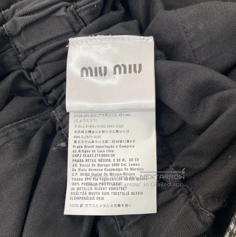 Miu Miu Miu Miu Black Cotton Women's Spring Jacket . Size XS / US 0-2 / IT 36-38 - 8 Thumbnail