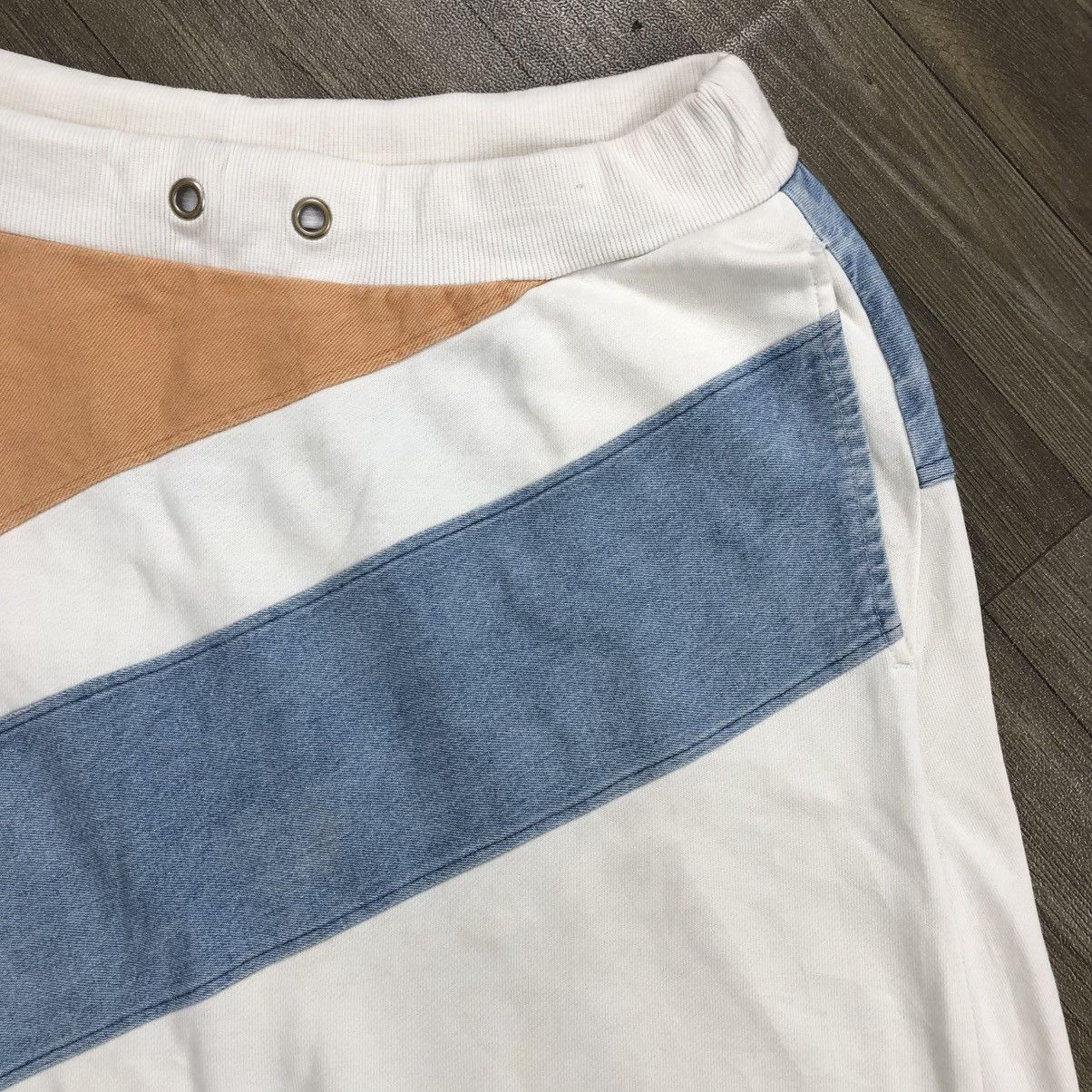 Frapbois 2000s Frapbois Issey Miyake x Fila Multicolor Sarouel Pants Size US 30 / EU 46 - 11 Thumbnail