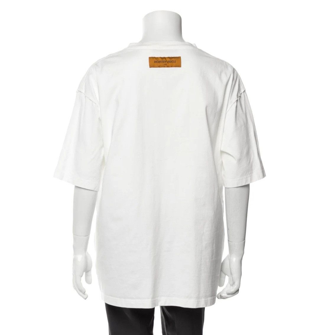 LOUIS VUITTON Men's LOUIS Print Pattern T-shirt Size M