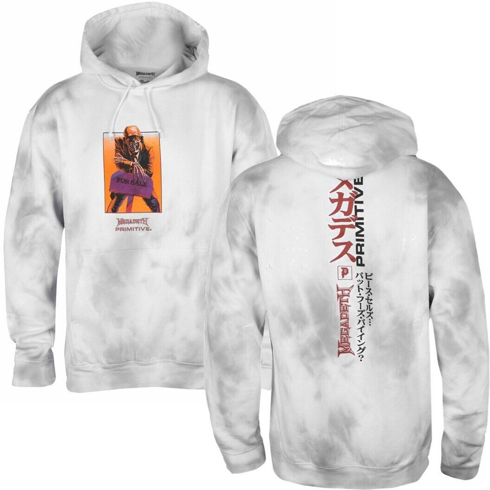 Primitive Primitive Skate Apparel X Megadeth Peace Sells Washed Hoodie Size US S / EU 44-46 / 1 - 1 Thumbnail