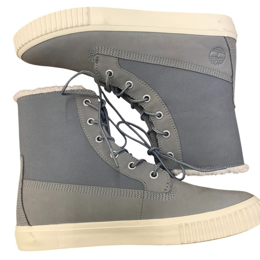 Timberland Timberland Women's Skyla Bay 6" Gray Faux Fur Boot US 8.5 Size US 8.5 / IT 38.5 - 3 Thumbnail