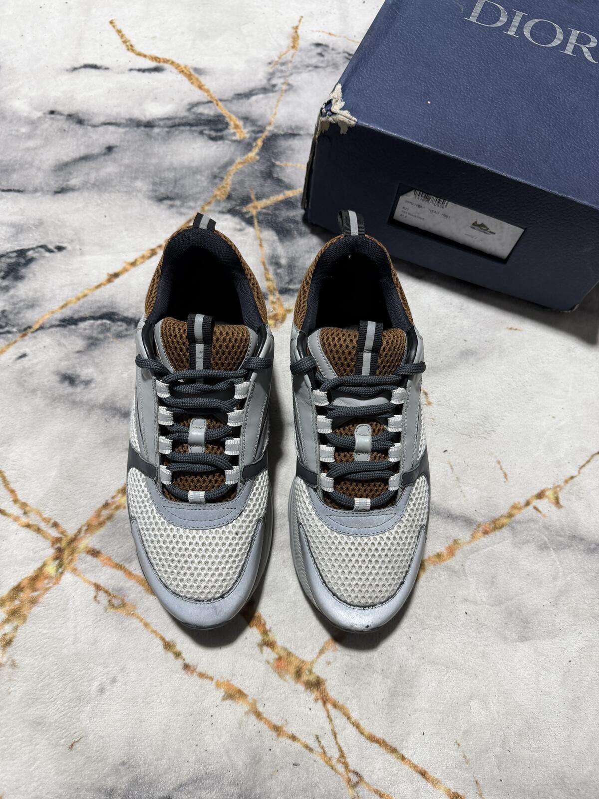 Dior Dior B22 Brown Grey Black - Sz9US Size US 9 / EU 42 - 2 Thumbnail
