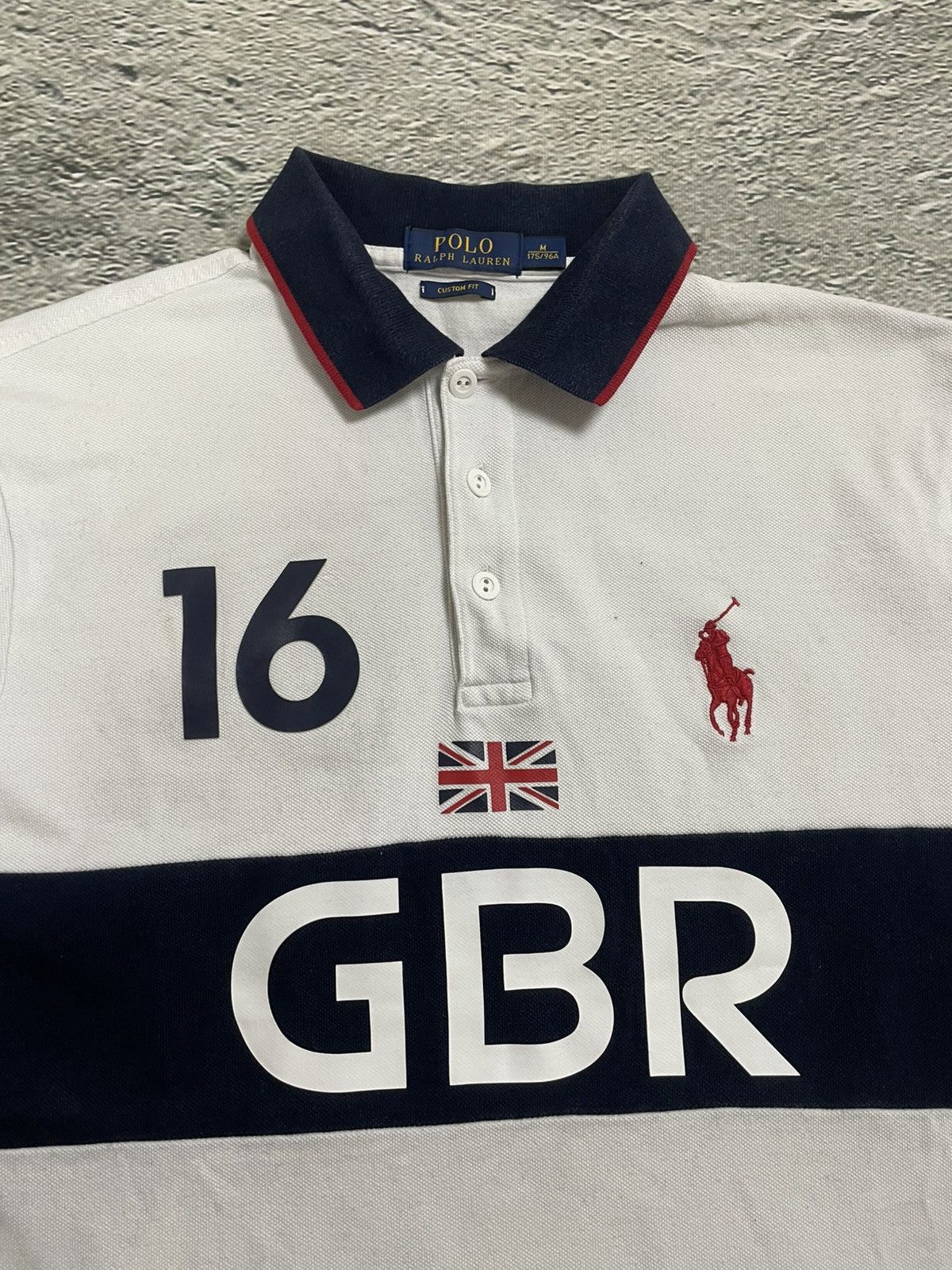 Ralph Lauren Chief Keef Polo Ralph Lauren Great Britain vintage white GBR Size US M / EU 48-50 / 2 - 2 Thumbnail