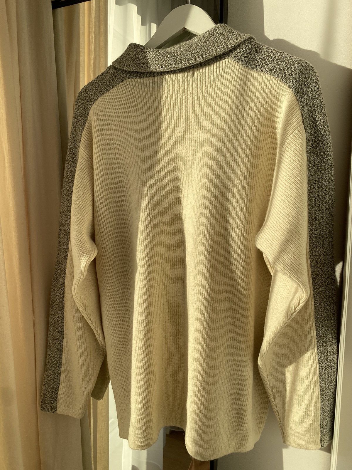 C.P. Company × Massimo Osti × Stone Island Cream sweater Massimo Osti Production vintage XXL Size US XXL / EU 58 / 5 - 5 Thumbnail
