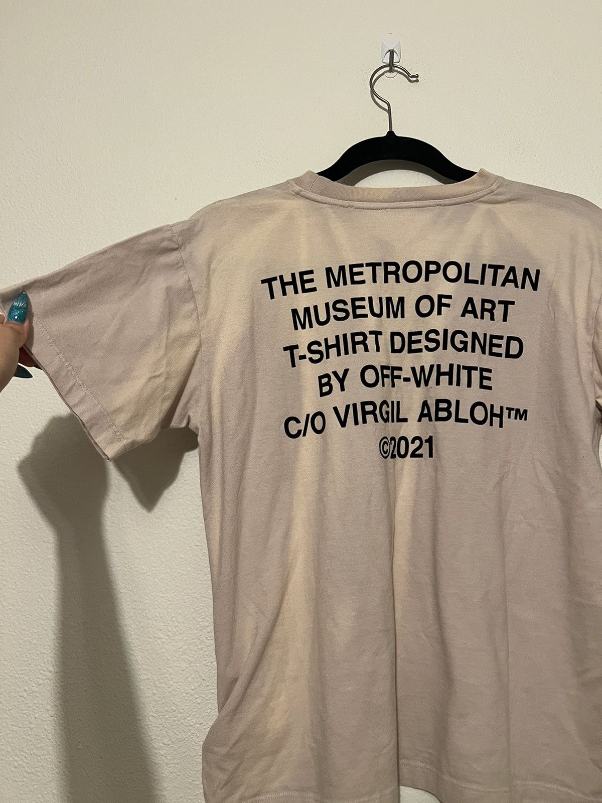Off-White × Virgil Abloh Off-White x the MET washed casual S/S tee beige Size US M / EU 48-50 / 2 - 5 Thumbnail