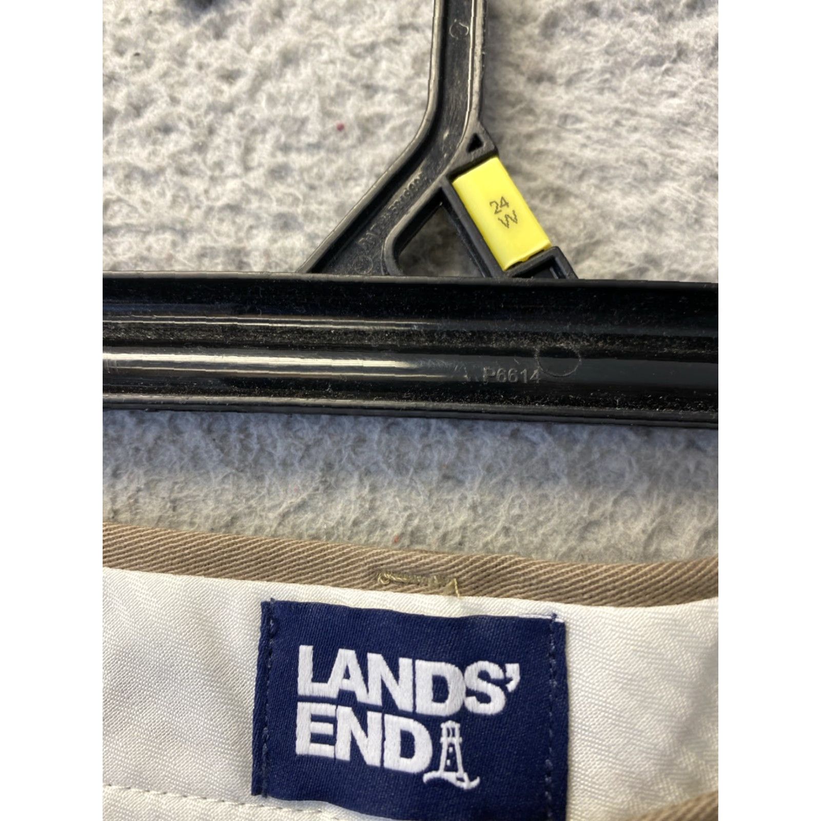 Lands' End Lands' End Men's Chino Pants 34x32 Tan Khaki Pleated Front /0661 Pants Shirt? Size US 34 / EU 50 - 3 Thumbnail