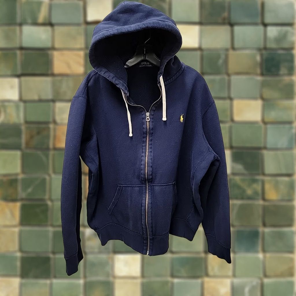 Polo Ralph Lauren Polo Ralph Lauren Hoodie Mens Full Zip Blue 2XL Sweatshirt Jacket Size US XXL / EU 58 / 5 - 1 Thumbnail