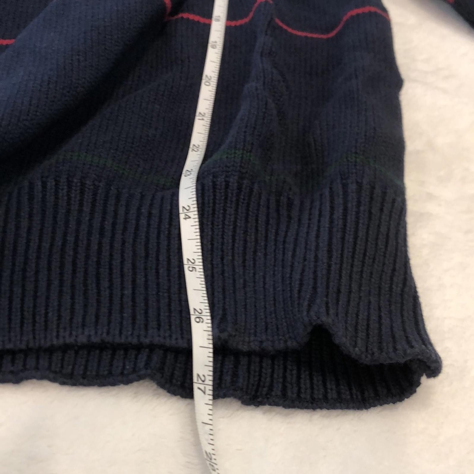 Nautica Nautica Men's Dark Blue Crewneck Sweater cotton stripe SZ XL Size US XL / EU 56 / 4 - 9 Thumbnail
