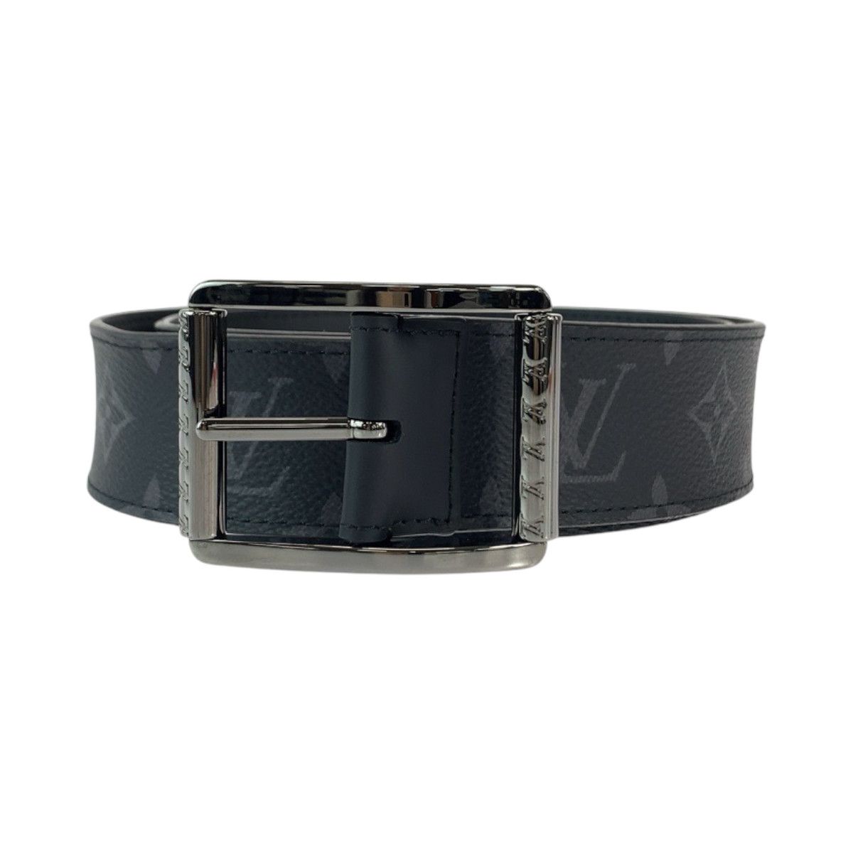 Louis Vuitton Louis Vuitton Louis Vuitton Monogram Eclipse Belt M9044 Canvas Belt M9044 in Very Good Condition Size ONE SIZE - 1 Thumbnail