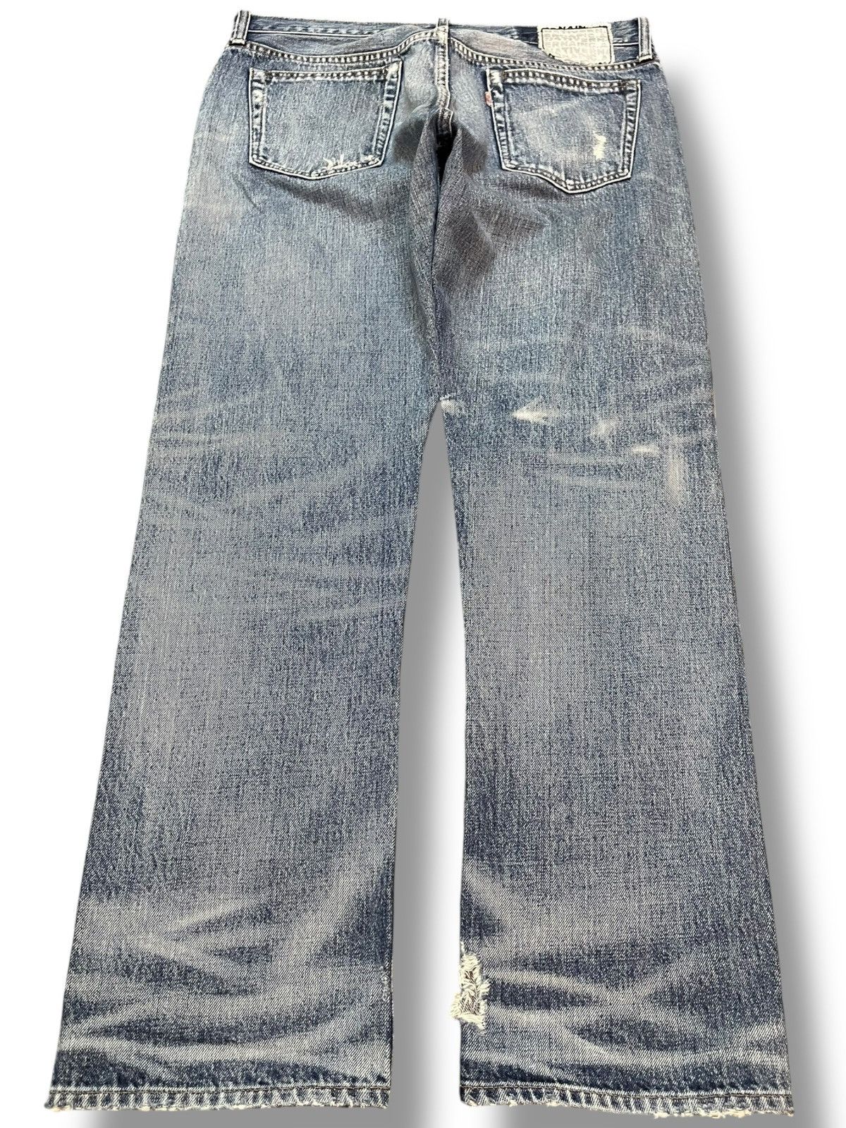 Hysteric Glamour Vintage RNAINC Faded Grunge Distressed Denim Size US 33 - 5 Thumbnail