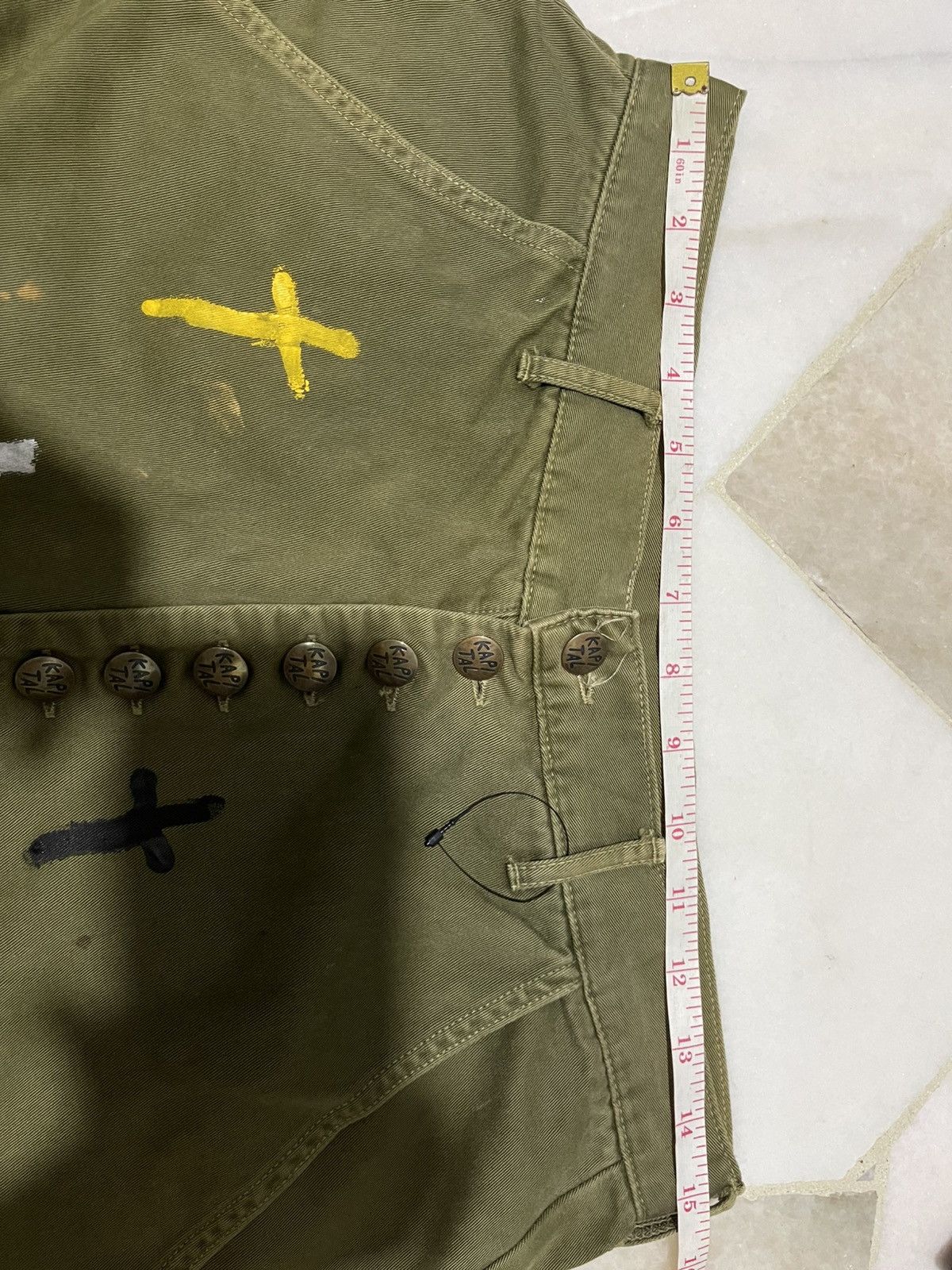Kapital Kapital Army Green Custom Cross Pants Size US 30 / EU 46 - 14 Thumbnail