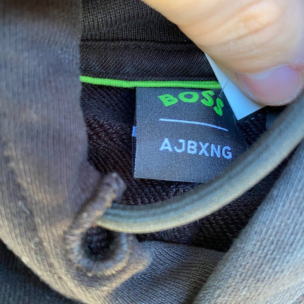 Hugo Boss Men's Black Hugo Boss X Ajbxng Relaxed-fit Hoodie Anthony J Size US L / EU 52-54 / 3 - 5 Thumbnail