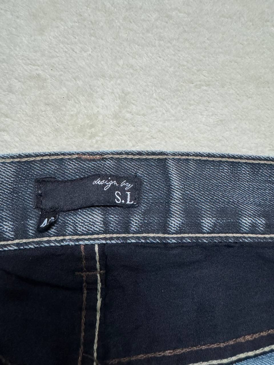 Japanese Brand GRUNGE CRAZY Japanese Thrashed Distressed Slim Skinny Jean Size US 33 - 12 Thumbnail
