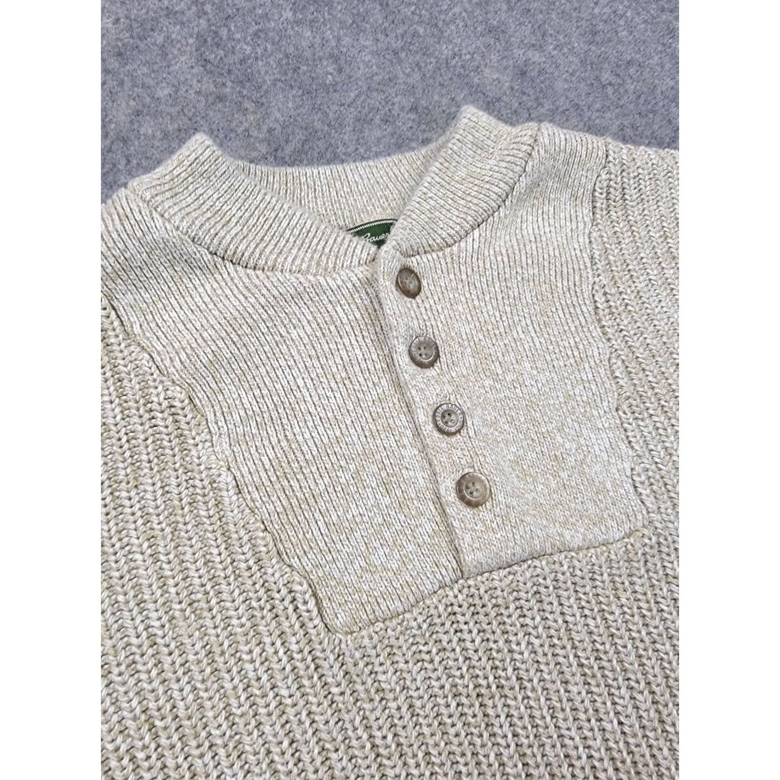 Eddie Bauer Eddie Bauer Sweater Mens XL Brown Knit 100% Cotton Casual Outdoor Henley Heavyweight Knit Size: XL Mens Brown Eddie Bauer Sweater (No extra words) Size US XL / EU 56 / 4 - 3 Thumbnail