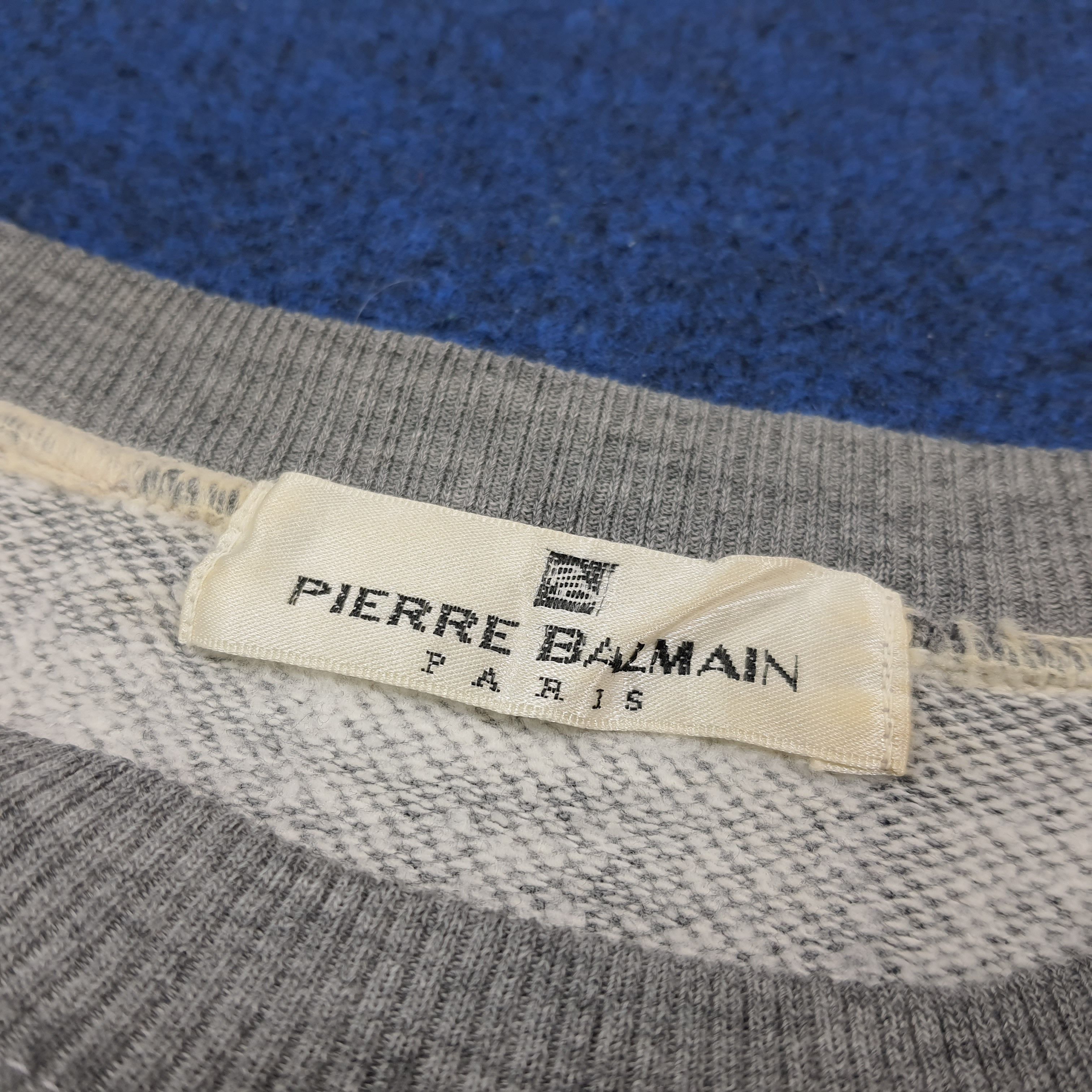 Pierre Balmain Vintage Pierre Balmain Paris Embroidered Sweatshirt C291N31 Size US L / EU 52-54 / 3 - 6 Thumbnail