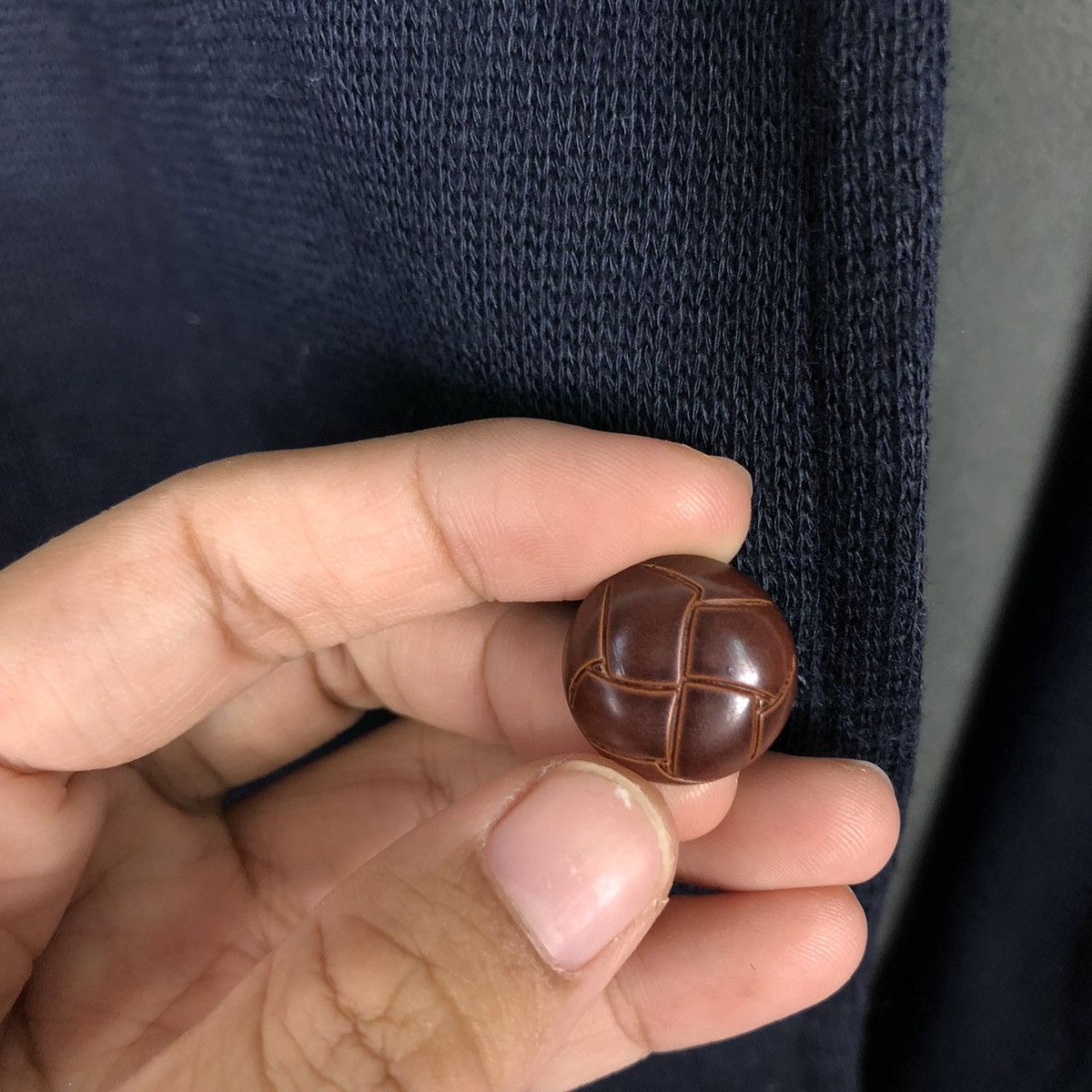 Japanese Brand Vintage TOROY Japan Knit Button Jacket Issey Miyake Size US L / EU 52-54 / 3 - 17 Thumbnail