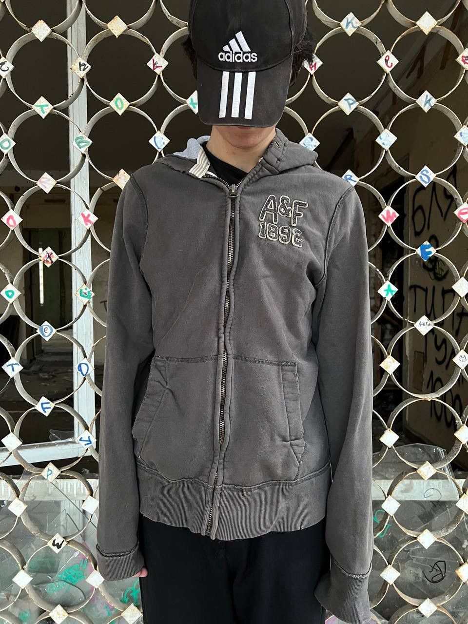 Abercrombie & Fitch × Vintage Vintage Abercrombie & Fitch If6Was Style Heavy Zip Hoodie Size US XL / EU 56 / 4 - 2 Thumbnail