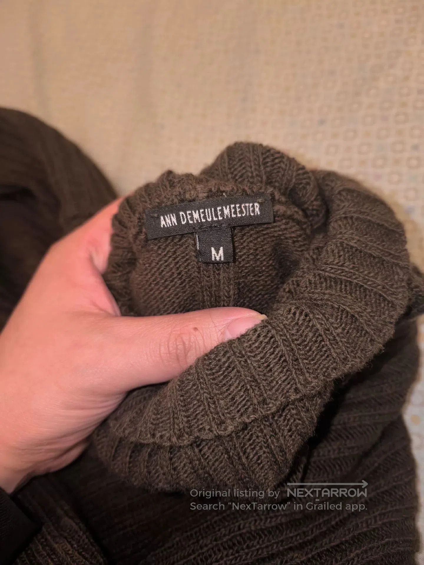 Ann Demeulemeester Ann Demeulemeester Women's M Turtleneck Sweater. Size M / US 6-8 / IT 42-44 - 6 Thumbnail