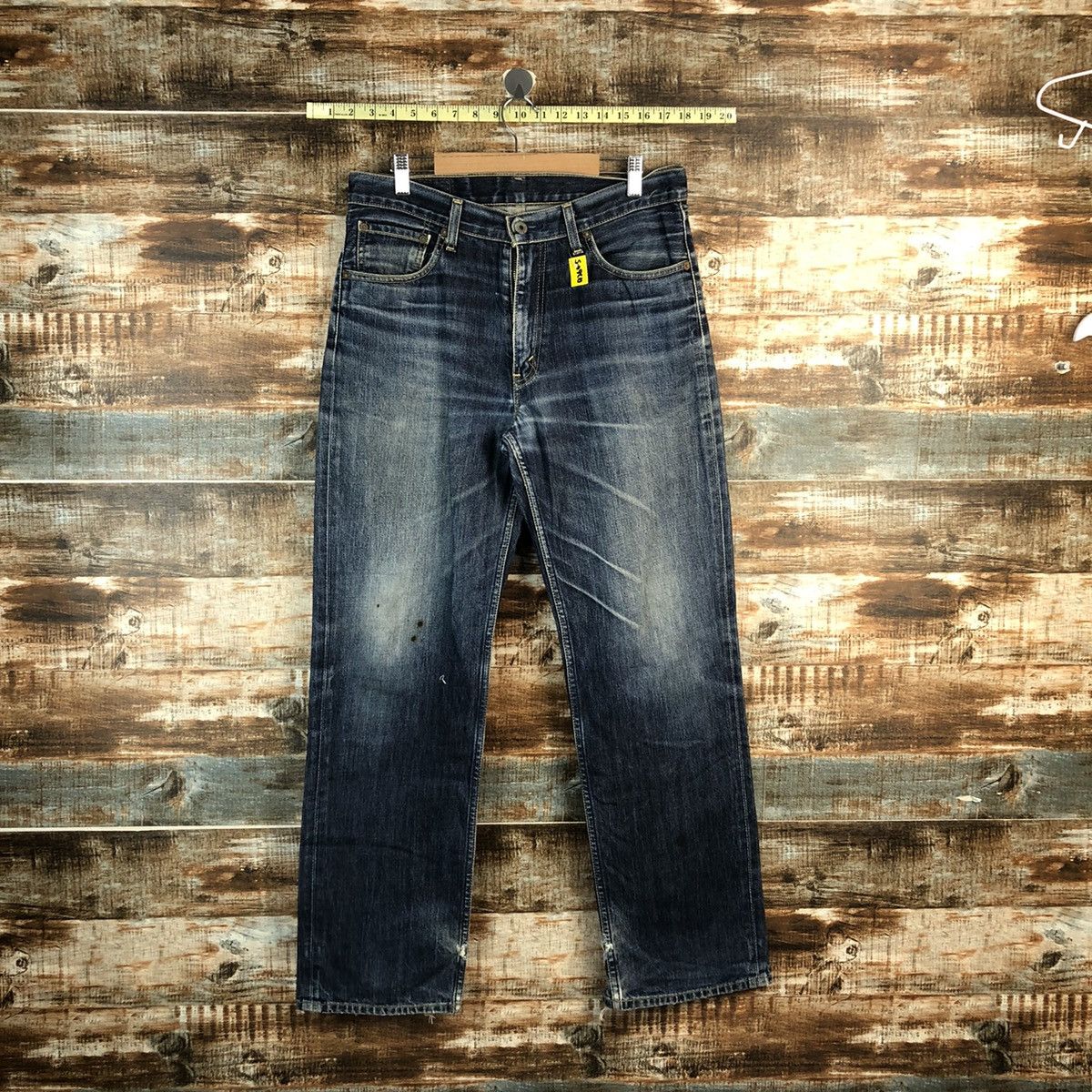 Levi's Levis 502 Blue ripped distressed Denim Pants #A2605 Size US 33 - 1 Thumbnail