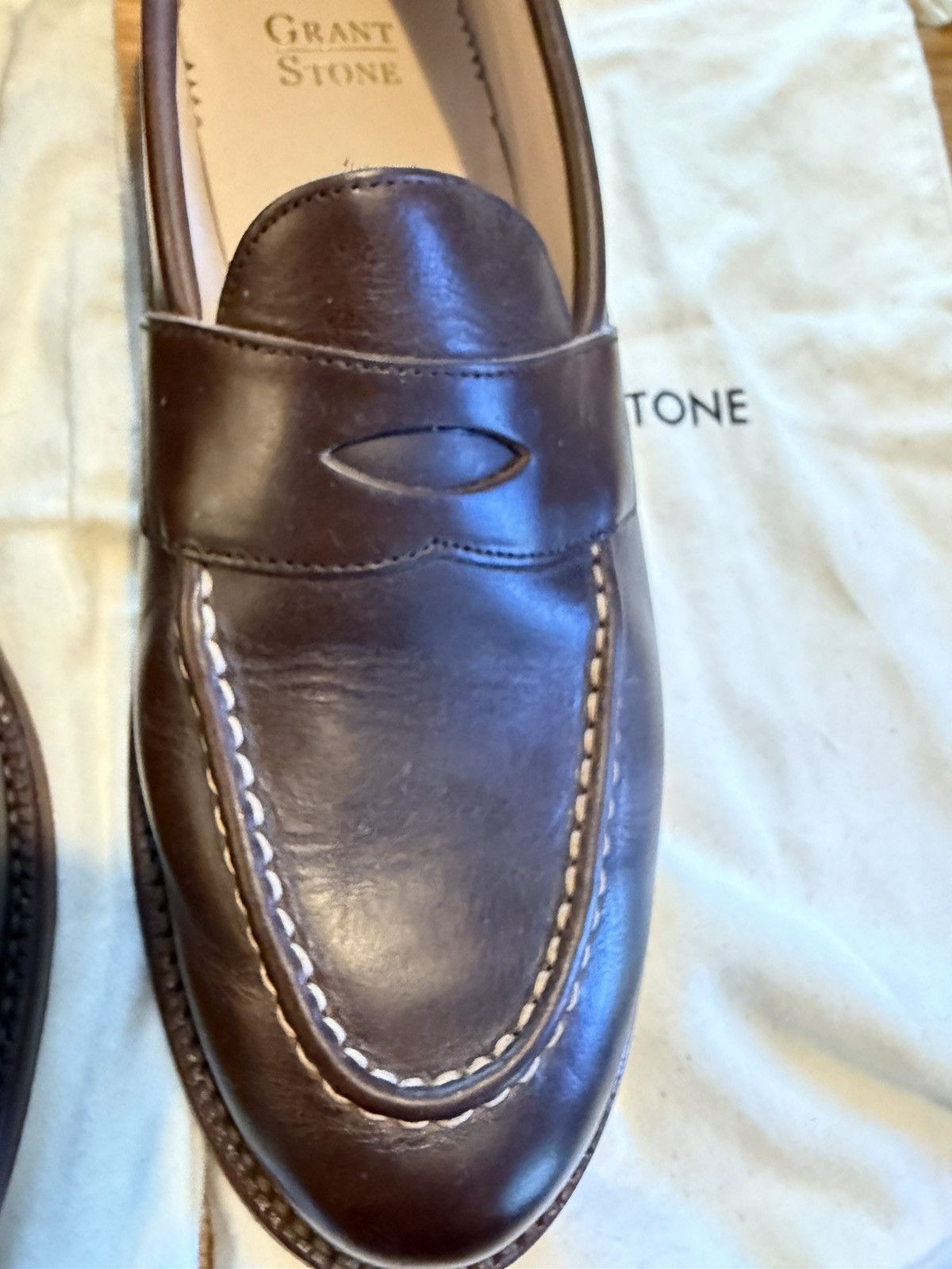 Grant Stone Crimson Chromexcel Leather Traveler Loafer 9.5d in Brown, Men's — image 3 of 6