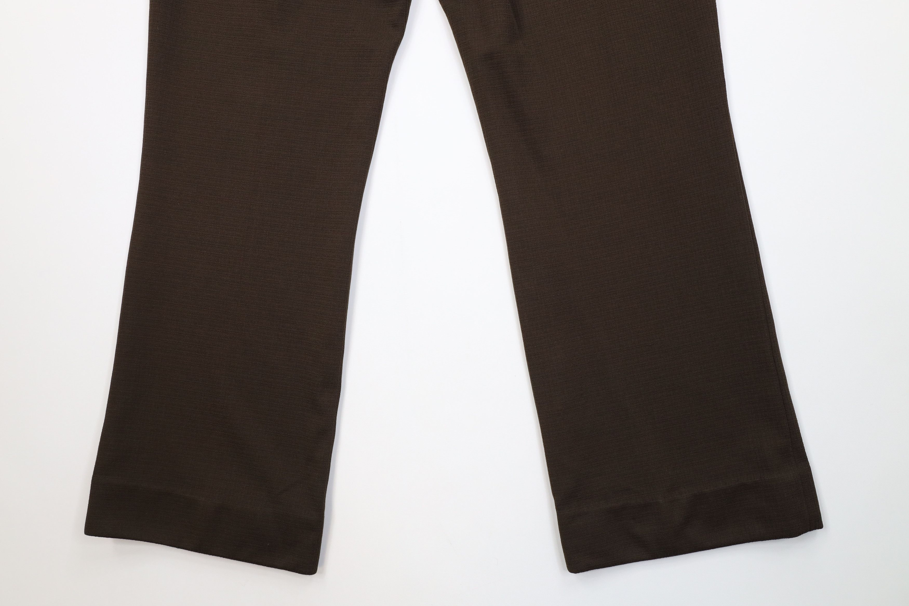 Vintage Vintage 70s Streetwear Flared Wide Leg Chino Pants Brown USA Size US 34 / EU 50 - 11 Thumbnail