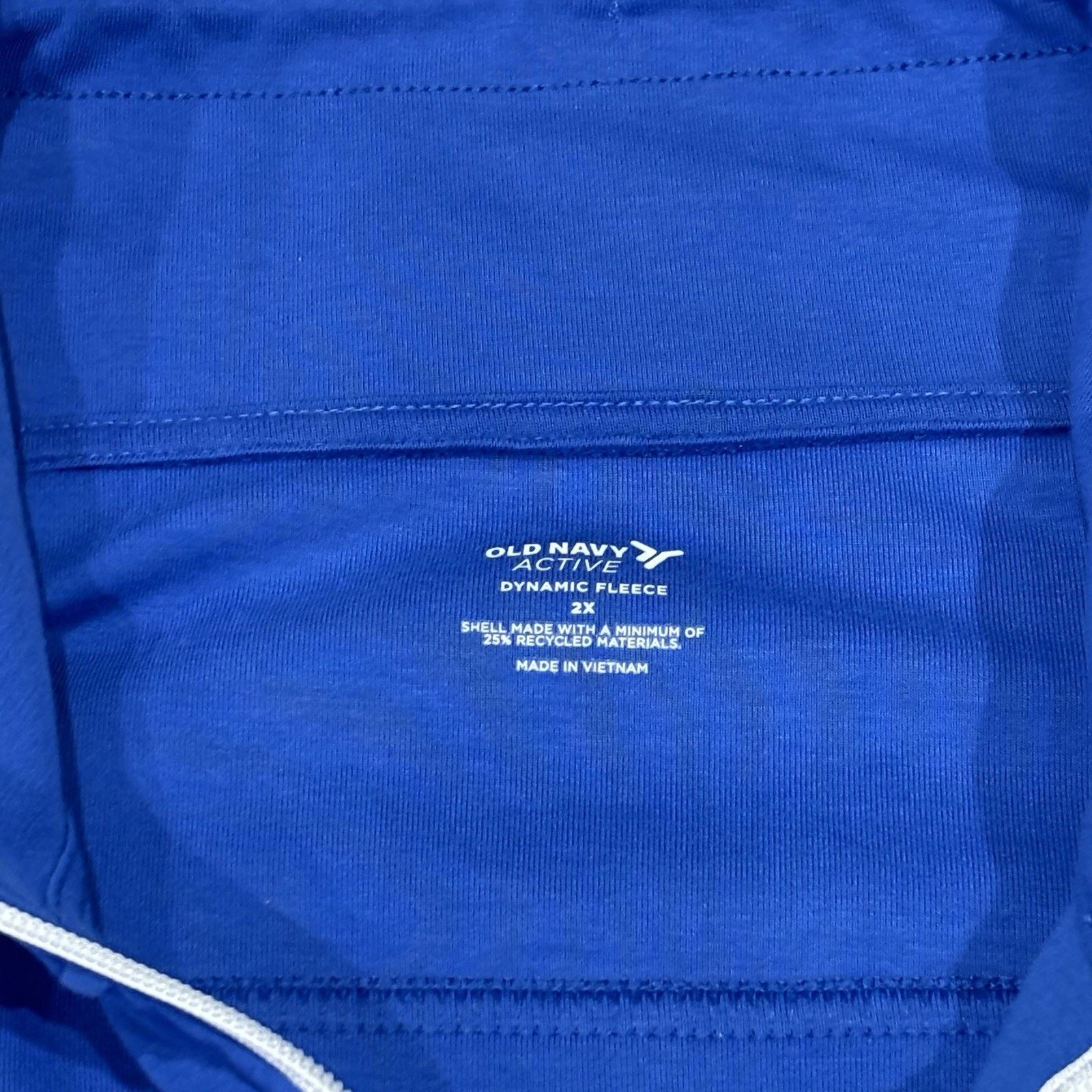 Old Navy Old Navy Active Dynamic Fleece 2X Half Zip Blue Sweatshirt Size XXL / US 16-18 / IT 52-54 - 2 Thumbnail