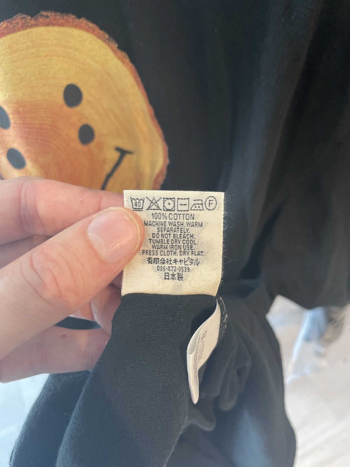 Kapital Kapital Rookie Smile T-Shirt Black Size US L / EU 52-54 / 3 - 5 Thumbnail