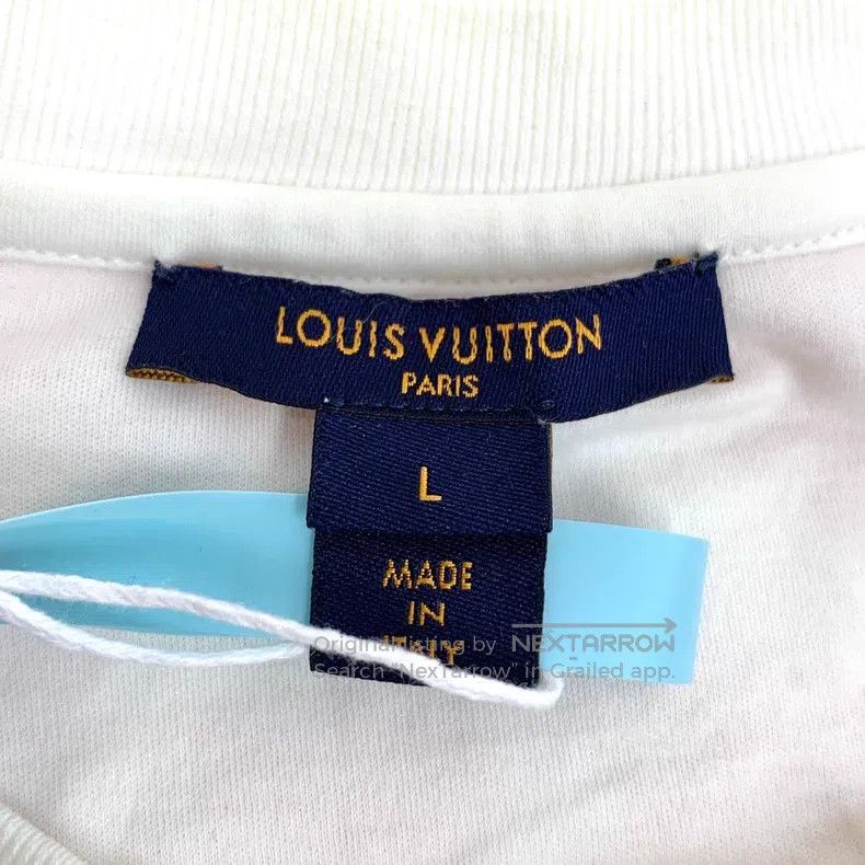 Louis Vuitton Louis Vuitton Gradient logo print cotton crew neck short s Size US L / EU 52-54 / 3 - 5 Thumbnail