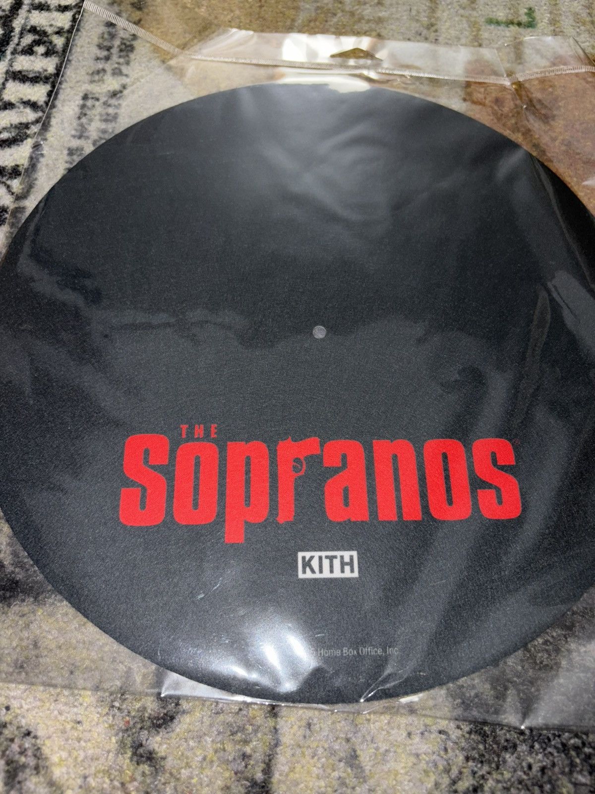 Kith Kith x The Sopranos Vinyl Slip Mat Cover Black Size ONE SIZE - 3 Thumbnail