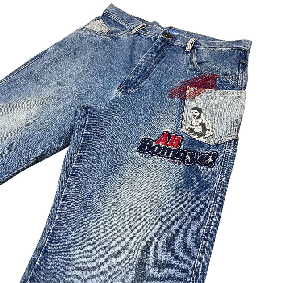 Fubu Vintage FUBU ALI BOMAYE Denim Baggy Jeans Size US 38 / EU 54 - 1 Thumbnail