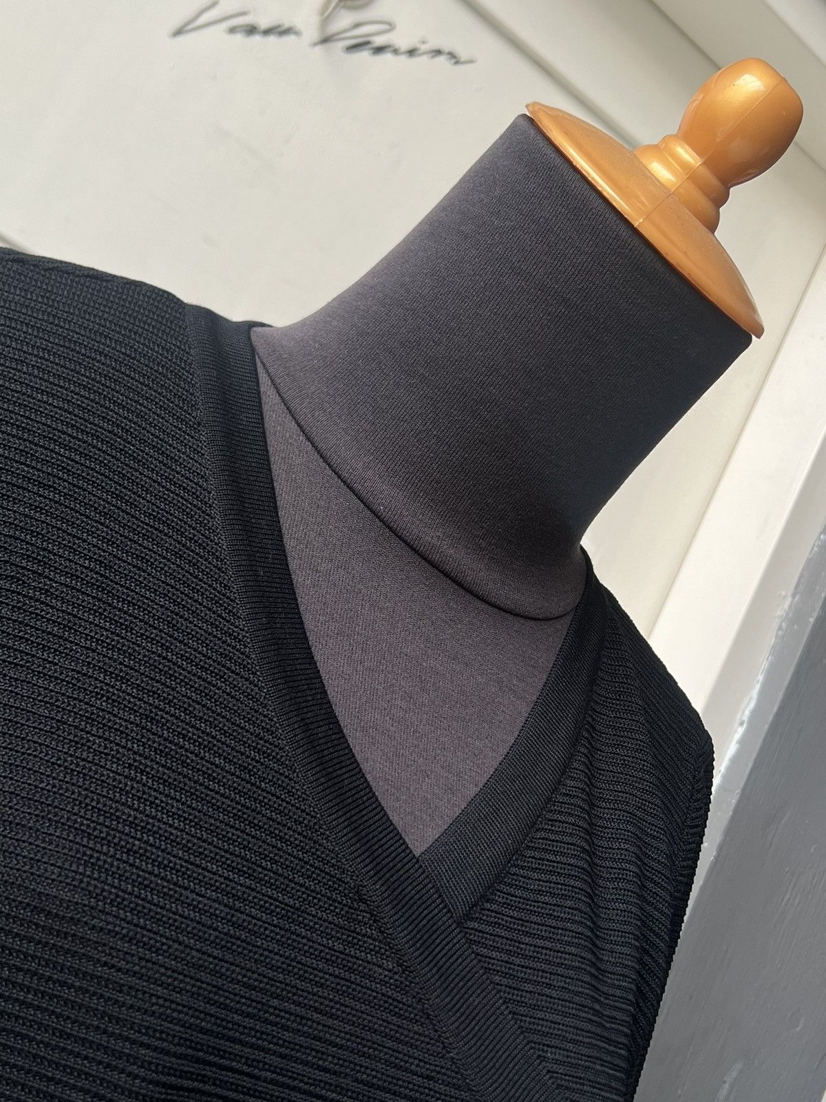 Balenciaga BALENCIAGA Paris Black Knit Dress Size XS / US 0-2 / IT 36-38 - 5 Thumbnail