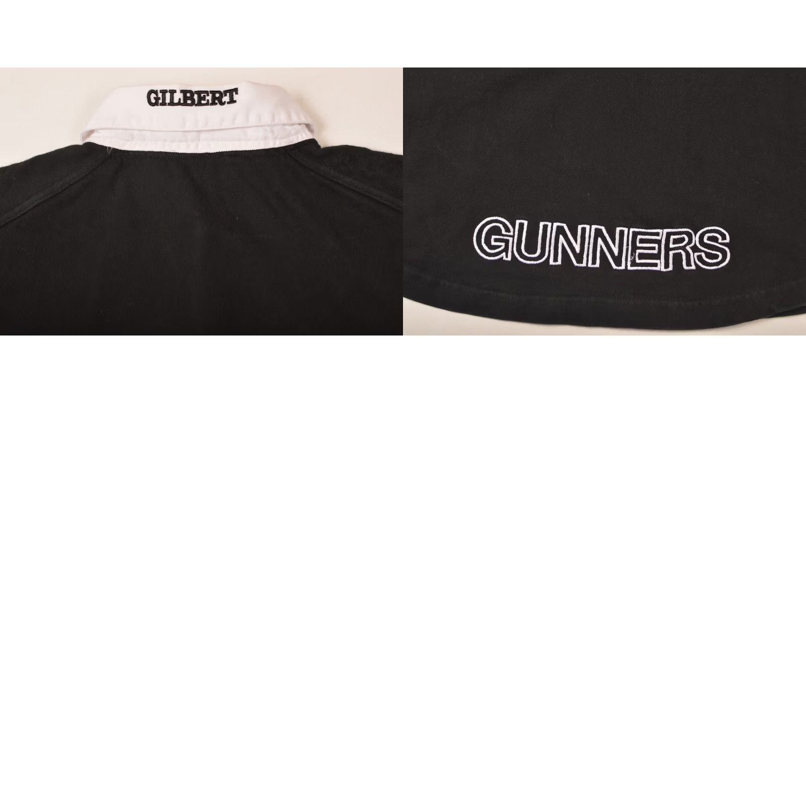 Vintage Gilbert Edinburgh Rugby Vintage 2000s Polo Shirt Jersey Gunners L Mens Black Size US L / EU 52-54 / 3 - 8 Thumbnail