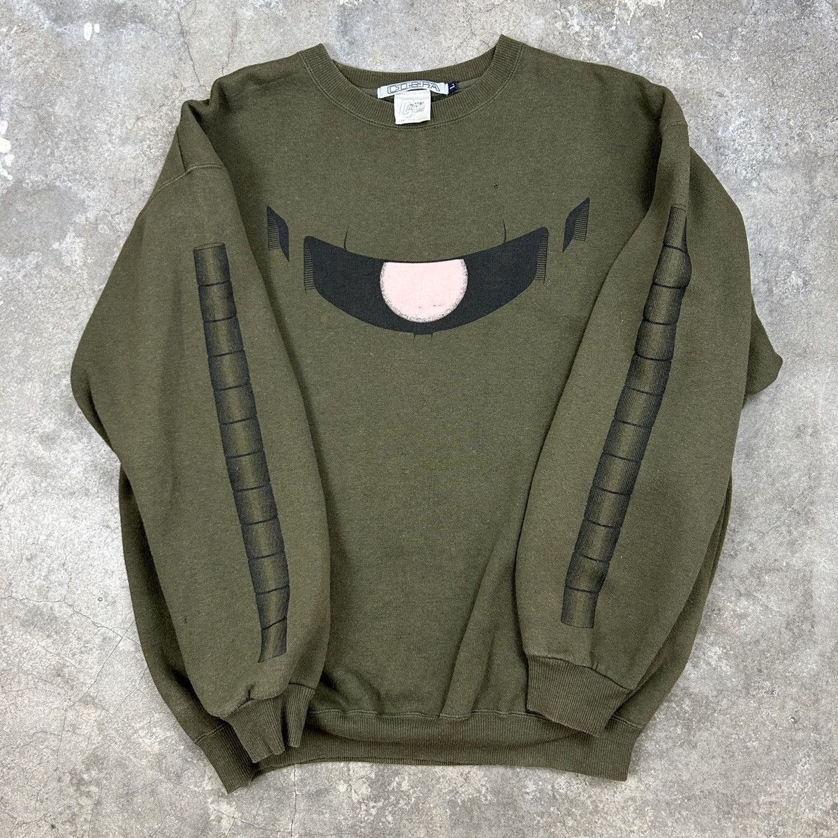 Anime × Vintage 1990s COSPA - Gundam Sweatshirt Size US XL / EU 56 / 4 - 9 Thumbnail