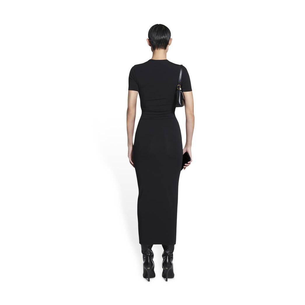 Balenciaga o1bcso1str1024 Superlong Stretch Dress in Black Size XS / US 0-2 / IT 36-38 - 5 Thumbnail